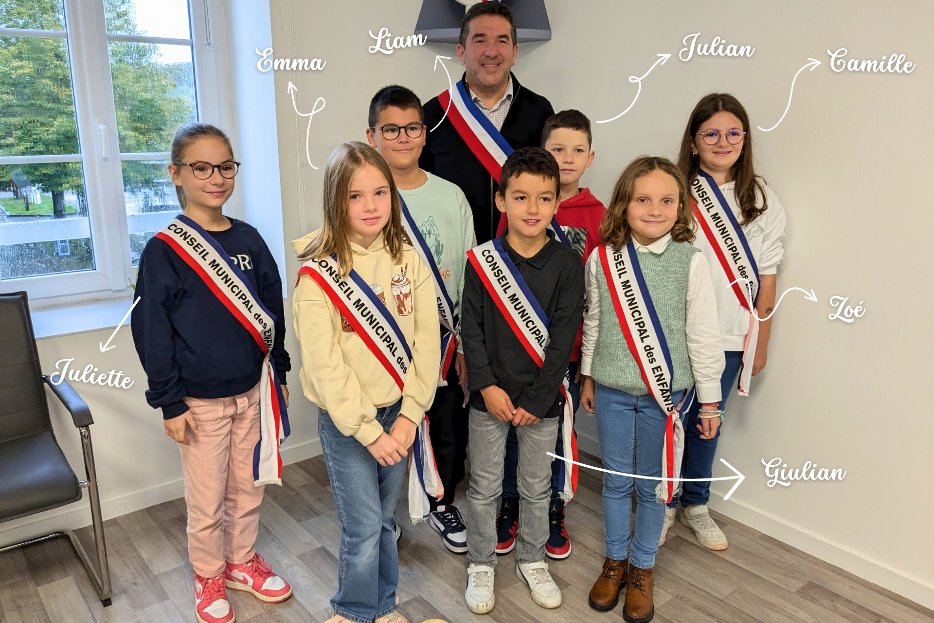 Les membres du CME et leur prénom