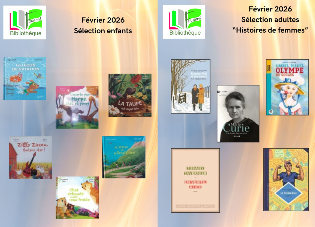 La sélection de livres de février