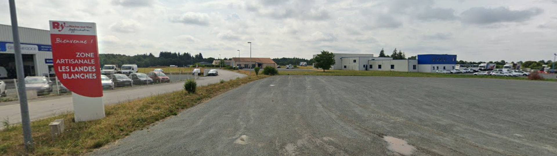Photo de l'entrée de la zone