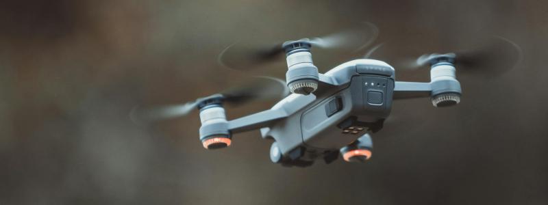 Photo d'un drone en cours de vol