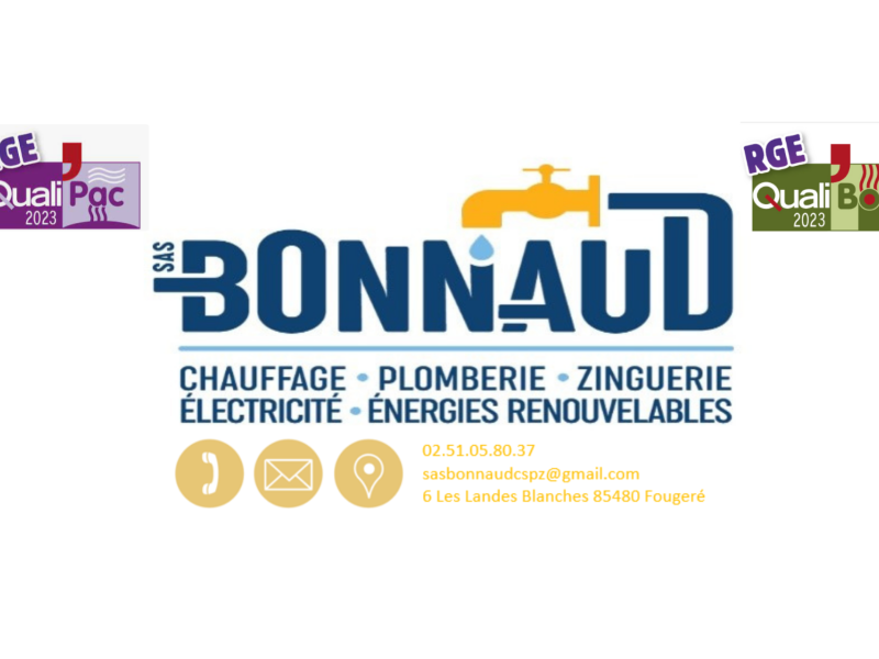 SAS BONNAUD - Chauffage, Sanitaire, Plomberie, Zinguerie