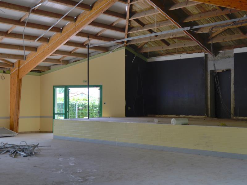 Travaux de la salle polyvalente