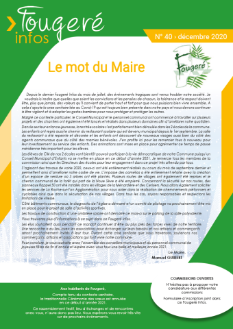 Fougeré Infos - Décembre 2020