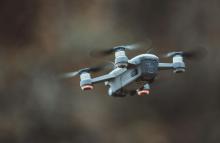 Photo d'un drone en cours de vol