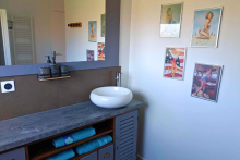 Salle de bain du gîte