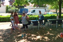 Photo du pique-nique de fin d'année de l'école publique